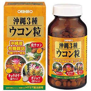 ORIHIRO立喜乐 冲绳3种姜黄颗粒 解酒护肝
