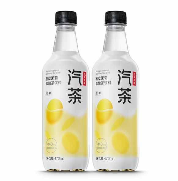 45元包邮！农夫山泉新品汽茶碳酸饮料470ml*15瓶