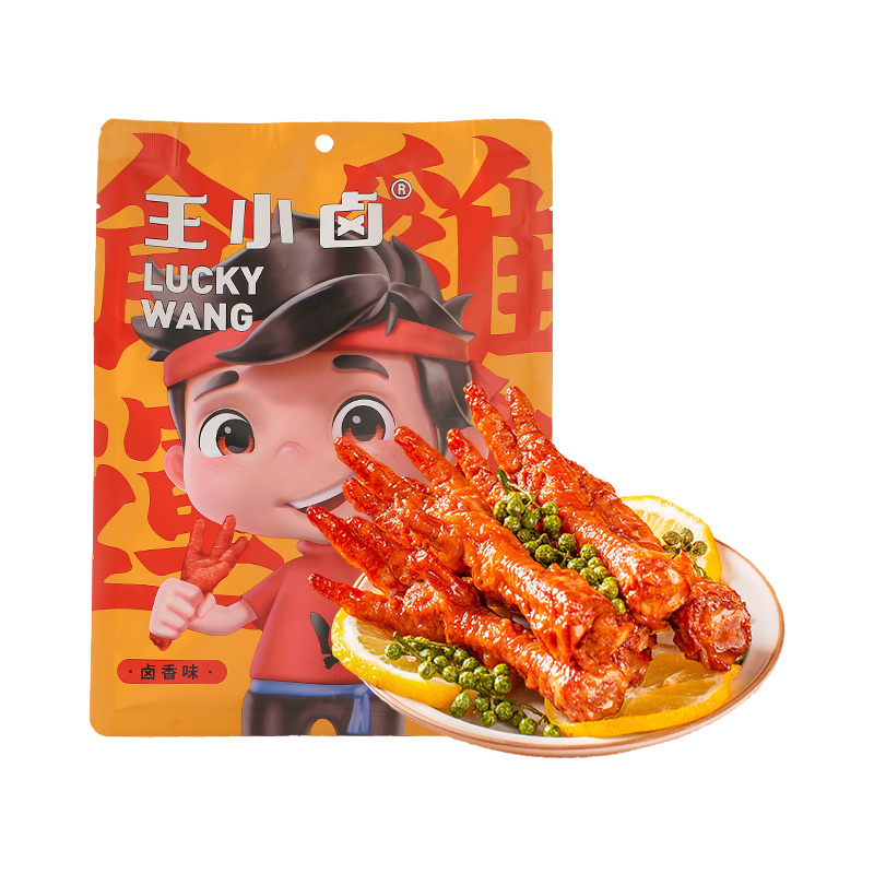 拍两件王小卤-虎皮凤爪鸡爪200g*2