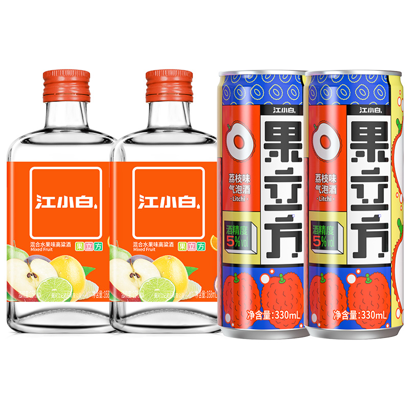 【买1发4】江小白果立方微醺果酒