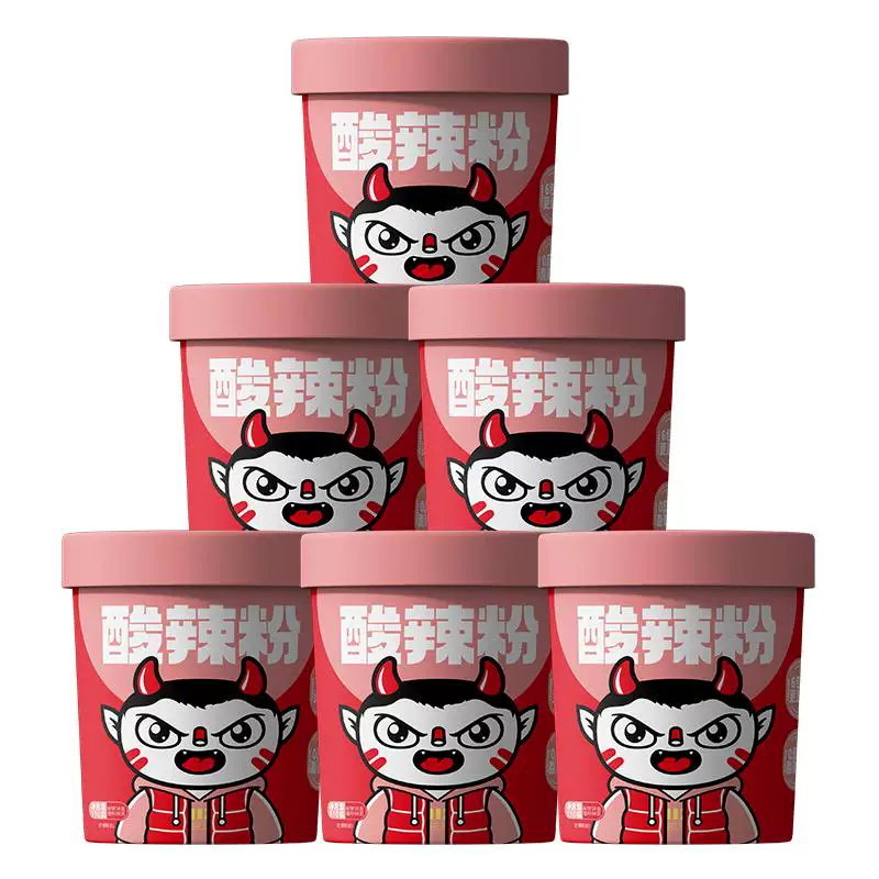 食族人酸辣粉粉桶装酥脆豌豆