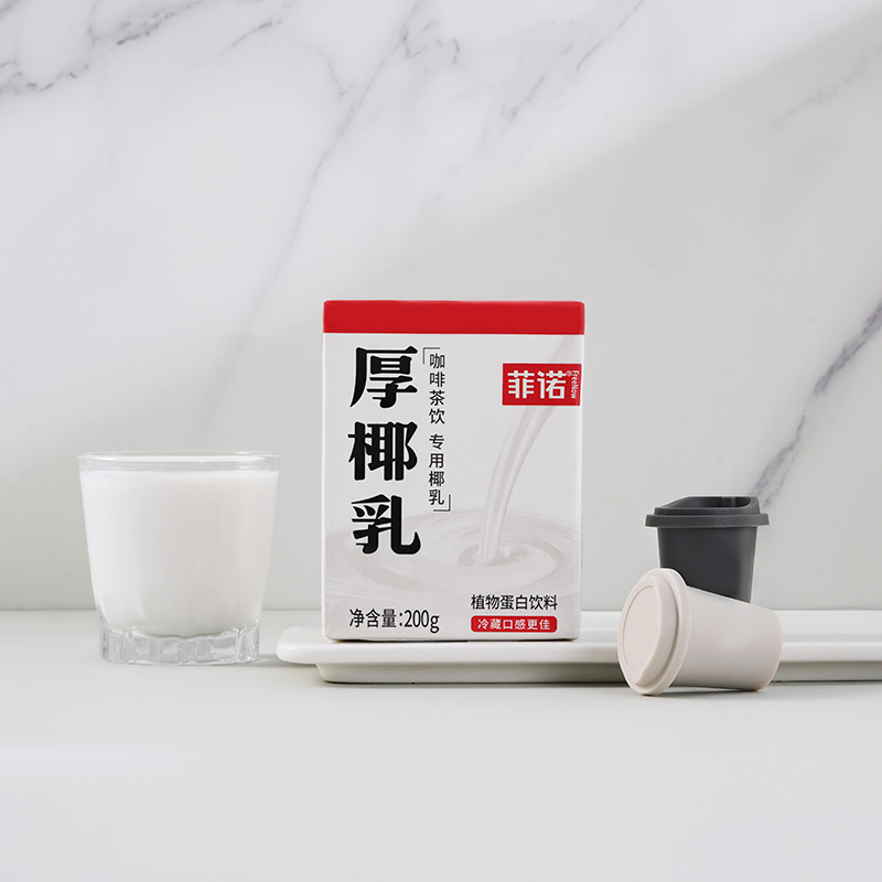29.8元包邮！菲诺 厚椰乳拿铁原料200ml*6盒