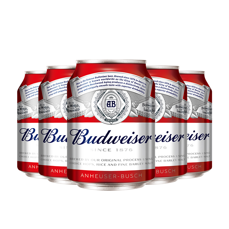 【百威大牌】经典迷你啤酒255ml*24小罐