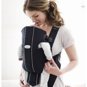 BabyBjorn 经典黑色棉质婴儿背带 +凑单品