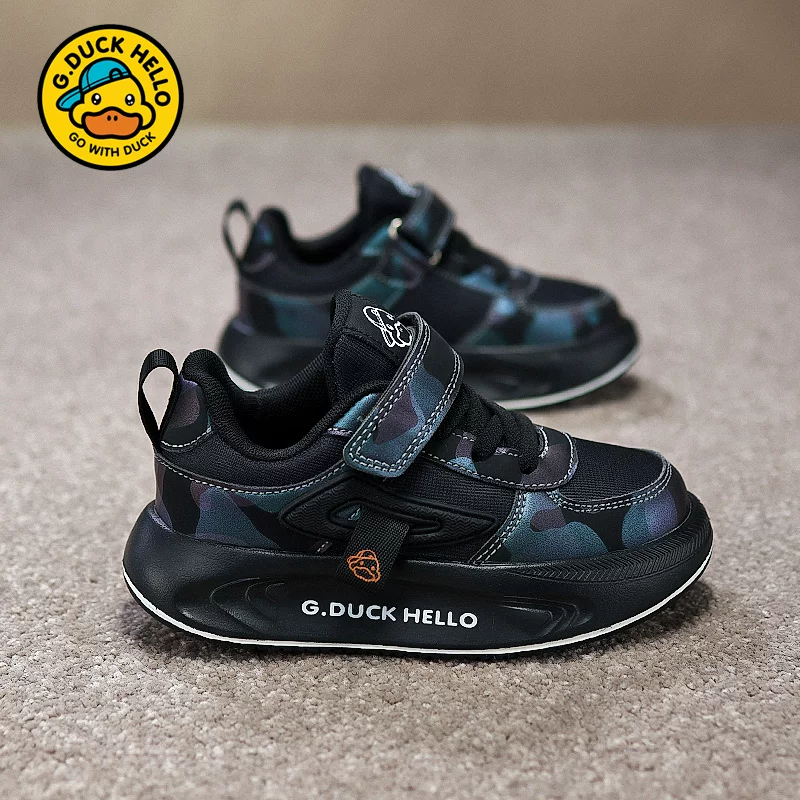 小黄鸭男童鞋子2026春夏季新款网面透气休闲防滑女童鞋儿童运动鞋