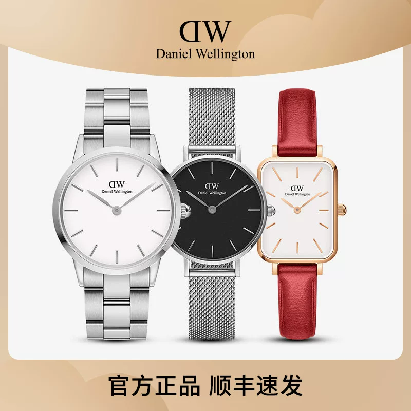 DW手表石英机芯女士腕表