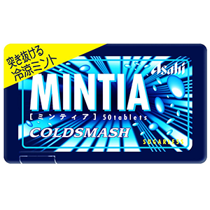 Asahi朝日 MINTIA 无糖清凉薄荷糖50粒*10盒 COLD SMASH味