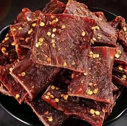3.9元包邮！正宗风干牛肉干50g