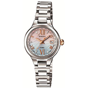 CASIO卡西欧 SHEEN Voyage系列 SHW-1700D-7AJF 女士电波表