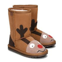 亚马逊中国 EMU大中童中帮雪地靴多款特价