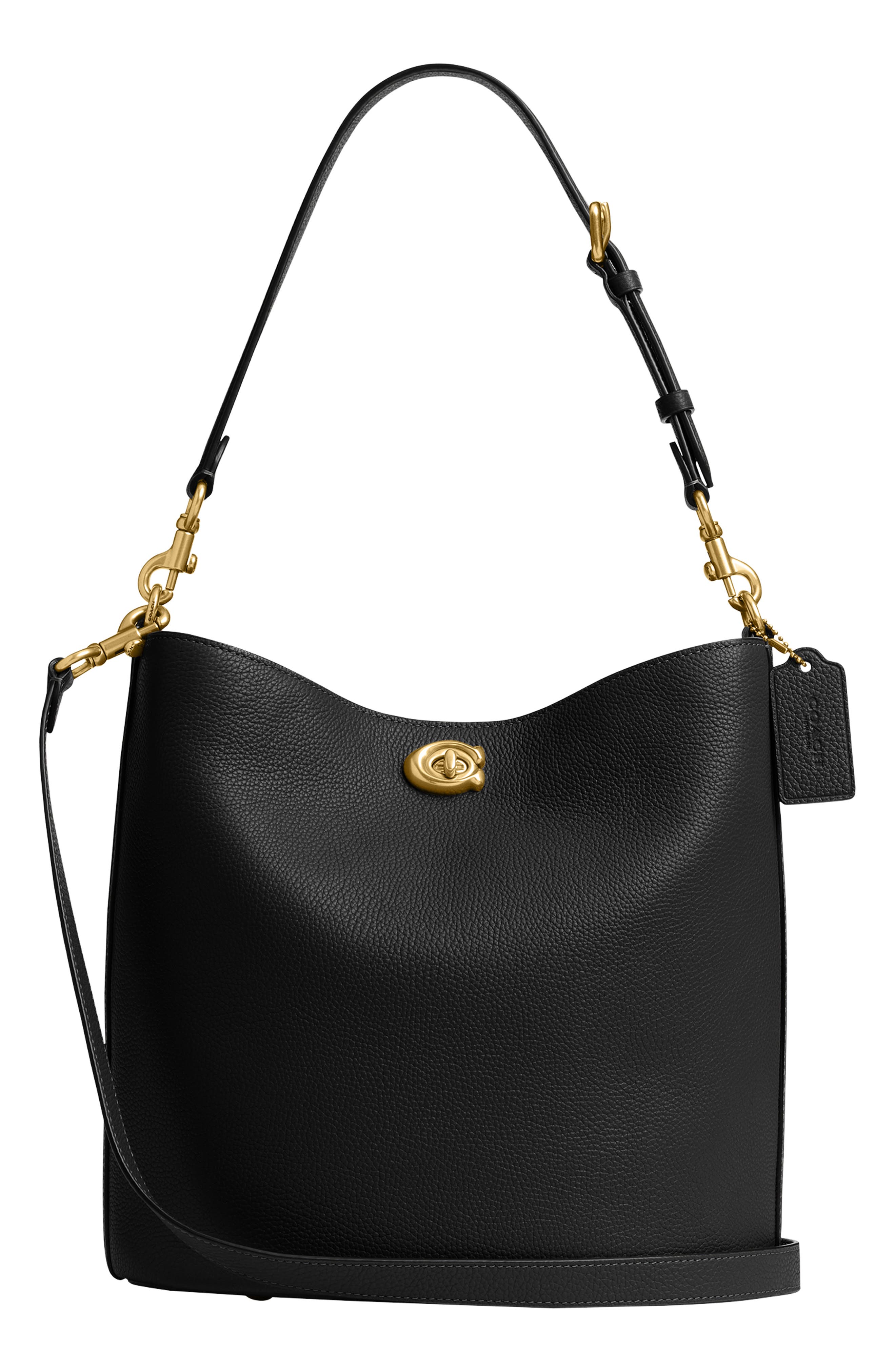 COACH Willow Polished Pebble Leather Shoulder Bag