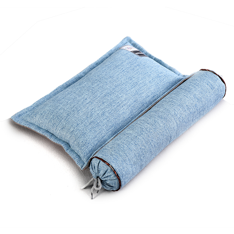 签到荞麦壳+艾草！修复颈椎助睡眠绒枕头