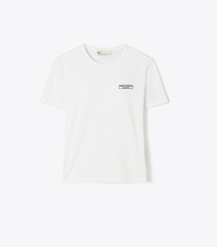 tory burch Logo Patch T-Shirt
