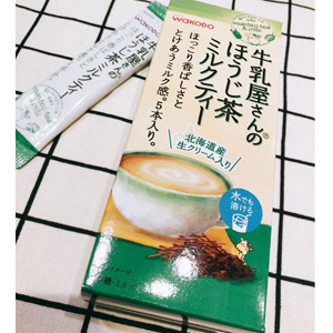 和光堂 牛乳屋 烘培茶 抹茶奶茶 5条装*6盒