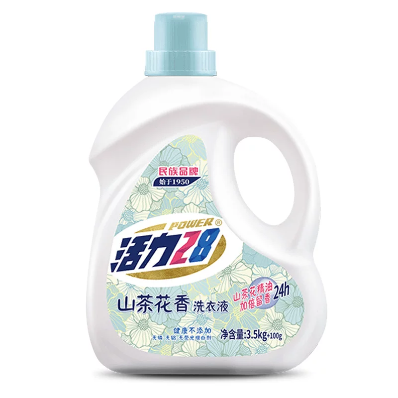 活力28山茶花洗衣液3.6kg