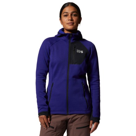 Mountain Hardwear Polartec Power Grid Full-Zip Fleece Hoodie - Women's