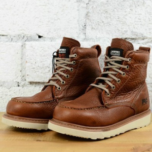 限US8码！Timberland PRO添柏岚 男士Wedge全粒面抗疲劳6英寸工装靴
