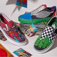 Vans x Marvel 漫威超级英雄系列新款板鞋上市+8折