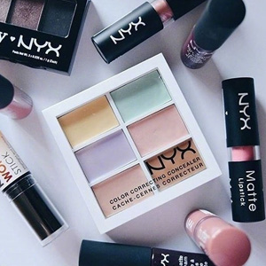 NYX 6色修容遮瑕盘