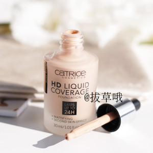 Catrice HD滴管长效遮瑕水润清透粉底液 