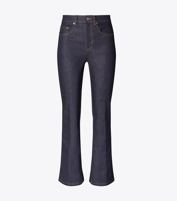 tory burch Cropped Flare Jeans
