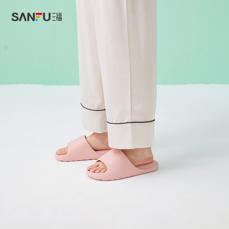 三福缔卡洛卡女款生活家居防滑拖鞋