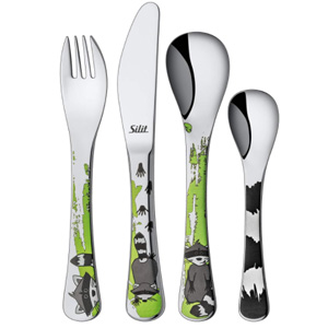 Silit喜力特 浣熊儿童餐具四件套装