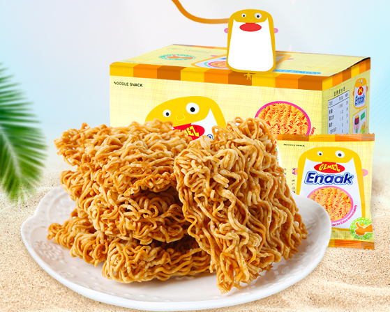 印尼进口，GEMEZ Enaak Extra小鸡风味干脆面 16g*12包
