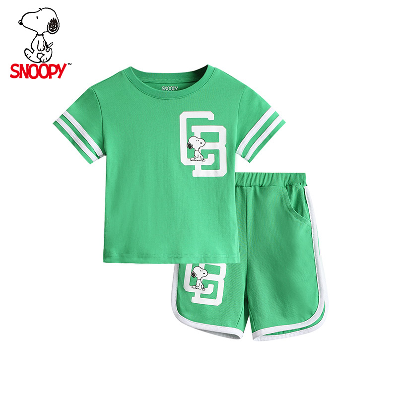 史努比snoopy儿童T恤套装