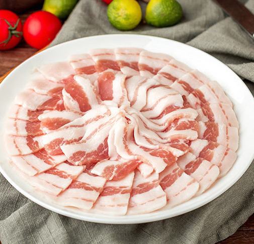 9元包邮!原膳丹麦皇冠天然谷饲猪五花肉片300g