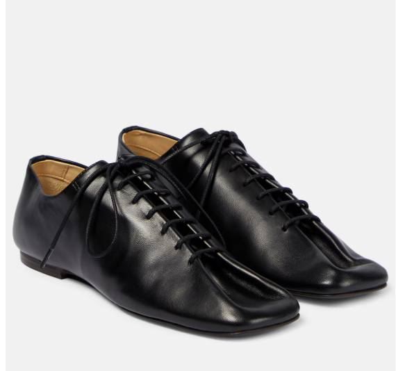 Lemaire 方头小羊皮系带德比鞋限时好价