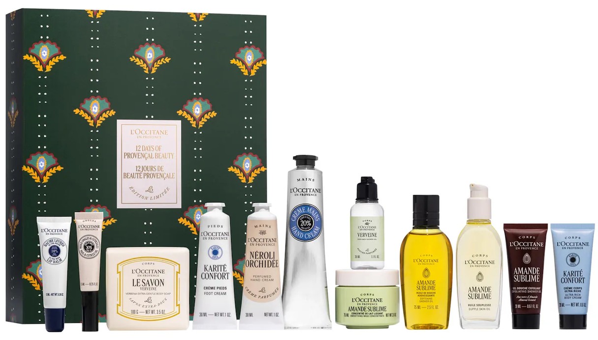L'Occitane 12 Days of Provencal Beauty Advent Calendar Sephora Sale Preview