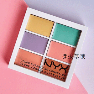NYX 6色修容遮瑕盘