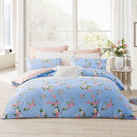 0点!LOVO罗莱家纺 加厚磨毛田园风四件套 1.5~1.8米