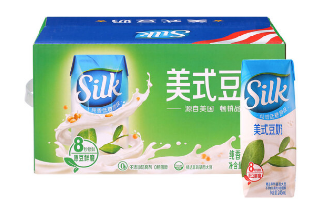 175包邮蒙牛silk美式豆奶原味245ml15盒家庭装