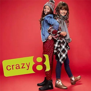 Crazy 8官网现有全场童装无门槛额外5折促销