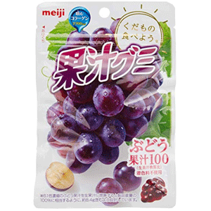 Meiji明治 果汁软糖51g×10袋 葡萄味 Meiji明治 果汁软糖51g×10袋 葡萄味