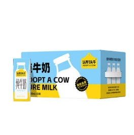 认养一头牛纯牛奶开学特惠！40盒装仅59.9元，每盒1.49元