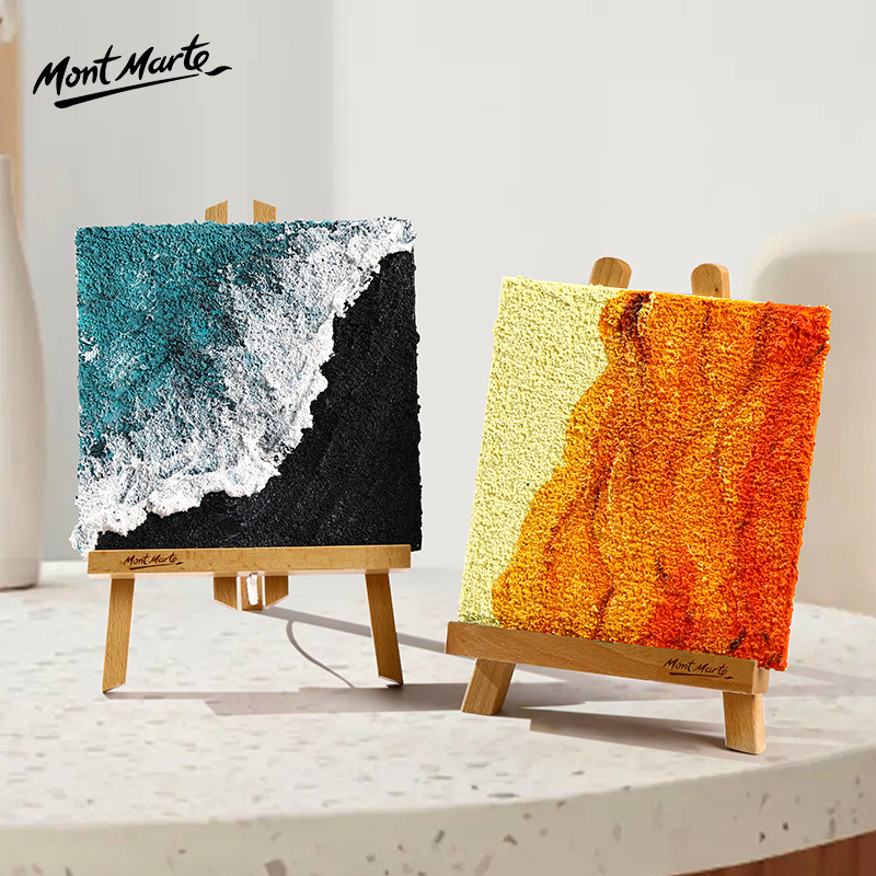 蒙玛特石英砂肌理画材料丙烯油画颜料工具