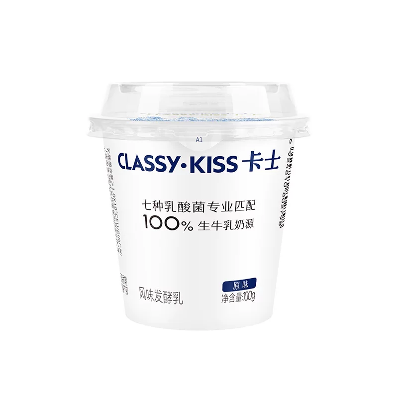 回归！卡士风味酵乳酸奶100g×24杯-总2400g