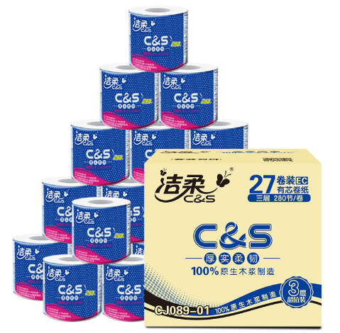 ￥1.23/卷！C&S洁柔卷纸组合好价
