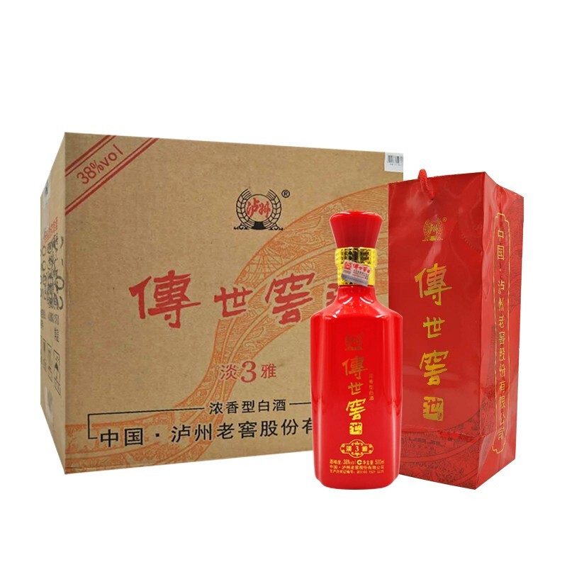 【京东物流】正品泸州老窖白酒 整箱6瓶