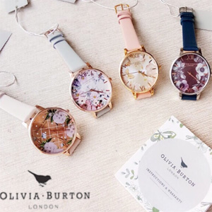 THE HUT现有精选Olivia Burton手表配饰5折闪促