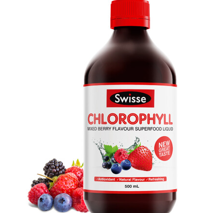 折后￥38.4！Swisse 梅子味叶绿素口服液 500ml