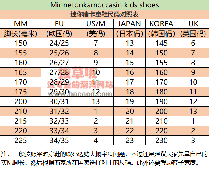 安德玛鞋子尺码对照表图片