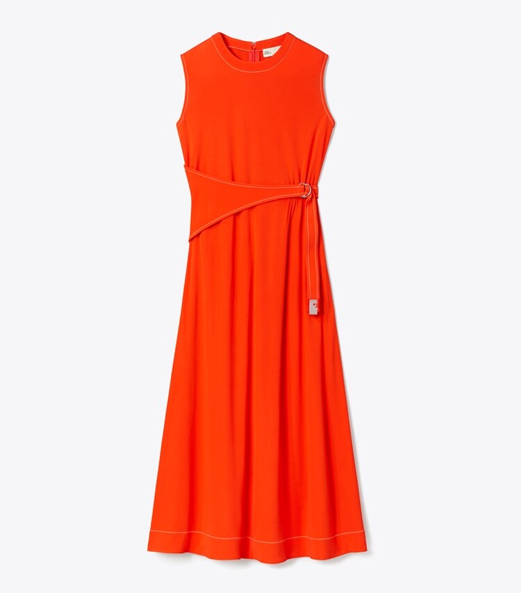 tory burch Belted Jersey Dress