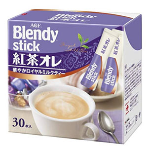 AGF Blendy stick 速溶红茶奶茶浓厚香醇 30本