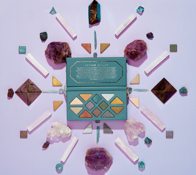 aetherbeautycrystalgridgemstone宝石眼影盘