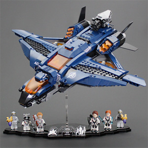lego乐高超级英雄系列复仇者联盟昆式战斗机决战版76126