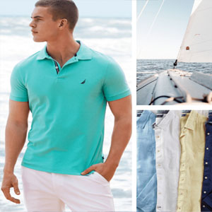 Nautica 诺帝卡 官网 精选春季新款 POLO T恤衫 $19.99促销